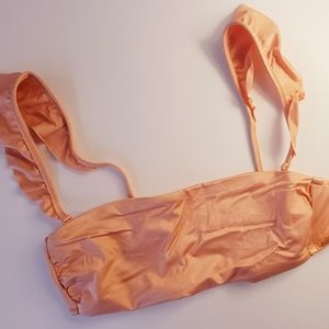 Victoria's Secret PINK ruffle strap bikini top